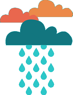 Water Rain Sticker