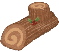 Christmas Cake Sticker