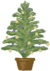 Christmas Tree Sticker