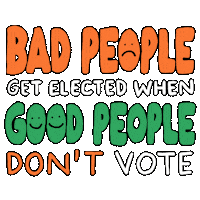 Election Democrat Sticker by #GoVote