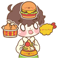 Chocolate Eating Sticker by catgrass