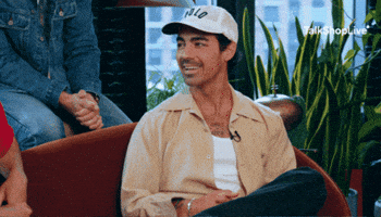 Jonas Brothers Laughing GIF by TalkShopLive