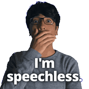 Shocked Blown Away Sticker