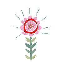 Flower Keep Moving Sticker