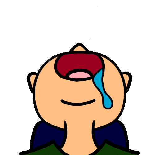 Tired Good Night Sticker