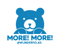 wunderfolks food hungry bear more Sticker