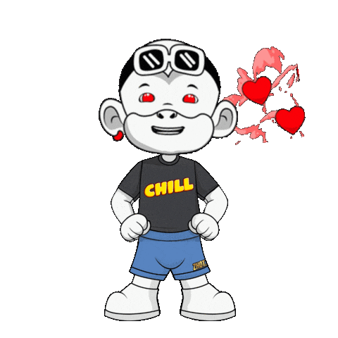 Chill Out Sticker by Zhot