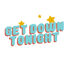 get down tonight party Sticker by KC & The Sunshine Band