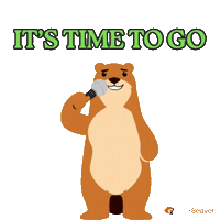 Log Off Out Of Office Sticker by WorkBeaver