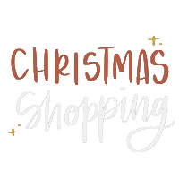 Christmas Shopping Sticker