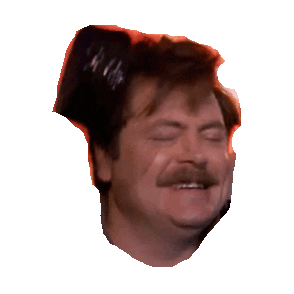 ron swanson STICKER by imoji