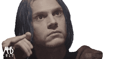 Evan Peters Sticker by Alissandra