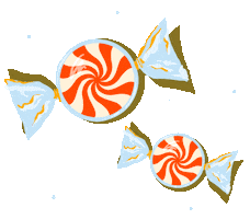 Candy Cane Sticker
