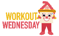 Jacksonpropertiesinc happy workout house exercise Sticker