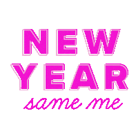 New Year Pink Sticker by BuddyLove