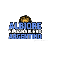 AlbioreCaballeroArgentino logo saint seiya caballeros del zodiaco Sticker