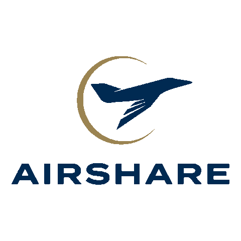 FlyAirshare giphyupload logo travel flying Sticker