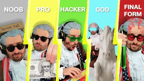 Hacker Evolving GIF