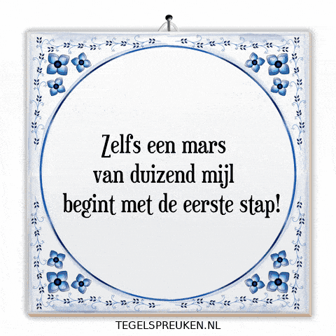 Mars Wijsheid GIF by Tegelspreuken.nl