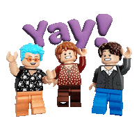 3D Toy Sticker by LEGO