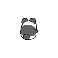 anirollz dancing panda wiggle anirollz Sticker