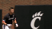 Home Run Celebration GIF by Cincinnati Bearcats