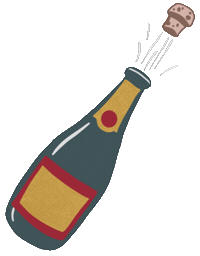 New Year Party Sticker