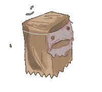 Sad Art Sticker by crumblytoast