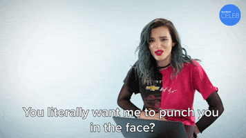 Punch You Bella Thorne GIF by BuzzFeed