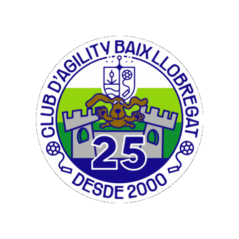 Baix25Aniv Sticker by Club Agility Baix Llobregat