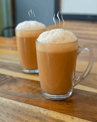 tehtarikplace giphygifmaker giphyattribution localfood frothy GIF