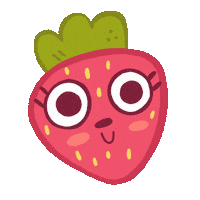 Strawberry Sticker by tulipartcafe