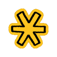 Asterisk Saatchi Art Sticker by SecretMediaNetwork