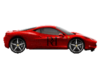 Rialrent rent rental supercars noleggio Sticker