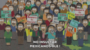 angry crowd GIF by South Park 