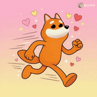 Sparkles Running GIF by BONK