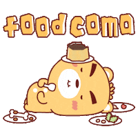 Foodcoma Sticker by bluesbear