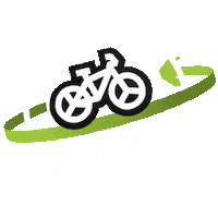 gorillasapp food travel world bike Sticker