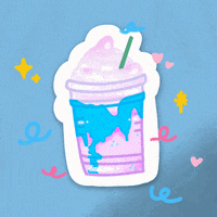 sprinkleandfrosting coffee tea sparkly frappe GIF