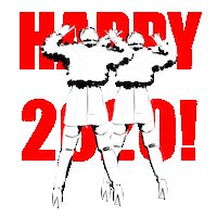 Happy New Year Sticker by Hilbrand Bos Illustrator