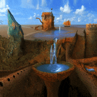 FRANKsREICH animation fantasy surreal collage GIF