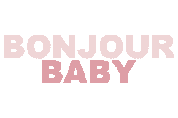TheDairy pink bonjour oh la la the dairy Sticker