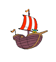 Flying Boat Illustration Sticker by Play Nice