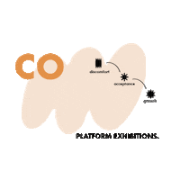 Cozy Sticker by Platform Exhibitions