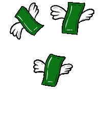 Make It Rain Money Sticker