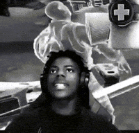 Angry Black And White GIF