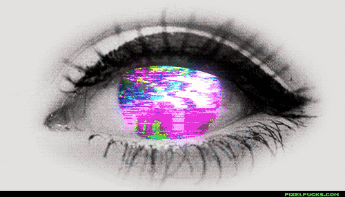 glitch eye GIF