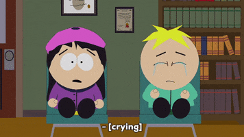 sad kyle broflovski GIF by South Park 