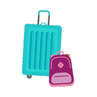 Travel Bag Sticker by Deutsche Familienversicherung