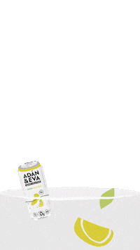 ADANyEVA lata hard seltzer coctel mandarina Sticker